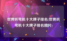 世界折弯机十大牌子排名(世界折弯机十大牌子排名图片)