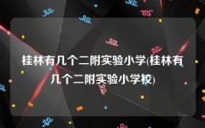 桂林有几个二附实验小学(桂林有几个二附实验小学校)