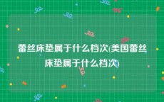 蕾丝床垫属于什么档次(美国蕾丝床垫属于什么档次)