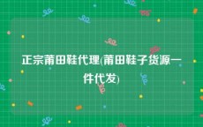 正宗莆田鞋代理(莆田鞋子货源一件代发)