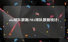 nba球队数据(NBA球队数据统计)