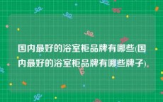 国内最好的浴室柜品牌有哪些(国内最好的浴室柜品牌有哪些牌子)