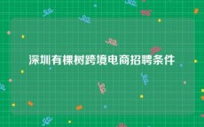 深圳有棵树跨境电商招聘条件