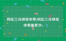 科比三分球命中率(科比三分球命中率是多少)