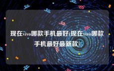 现在vivo哪款手机最好(现在vivo哪款手机最好最新款)