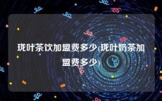 珑叶茶饮加盟费多少(珑叶奶茶加盟费多少)