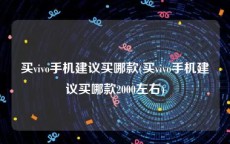 买vivo手机建议买哪款(买vivo手机建议买哪款2000左右)