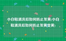 小白鞋清洗后如何防止发黄(小白鞋清洗后如何防止发黄变黄)