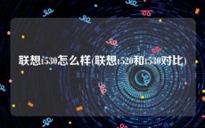 联想t530怎么样(联想t520和t530对比)