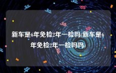 新车是6年免检2年一检吗(新车是6年免检2年一检吗吗)