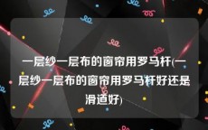 一层纱一层布的窗帘用罗马杆(一层纱一层布的窗帘用罗马杆好还是滑道好)