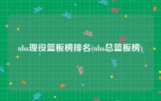 nba现役篮板榜排名(nba总篮板榜)
