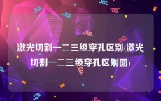激光切割一二三级穿孔区别(激光切割一二三级穿孔区别图)