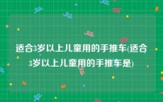 适合3岁以上儿童用的手推车(适合3岁以上儿童用的手推车是)