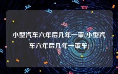 小型汽车六年后几年一审(小型汽车六年后几年一审车)