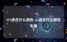 SUV适合什么颜色 suv适合什么颜色车膜