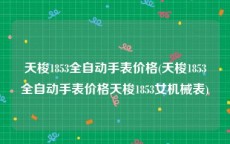 天梭1853全自动手表价格(天梭1853全自动手表价格天梭1853女机械表)