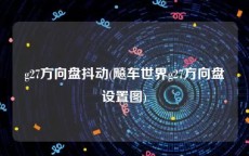 g27方向盘抖动(飚车世界g27方向盘设置图)