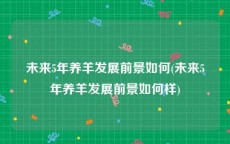 未来5年养羊发展前景如何(未来5年养羊发展前景如何样)