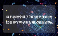 吸奶器哪个牌子的好用又便宜(吸奶器哪个牌子的好用又便宜省奶)