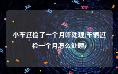 小车过检了一个月咋处理(车辆过检一个月怎么处理)