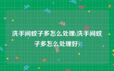 洗手间蚊子多怎么处理(洗手间蚊子多怎么处理好)