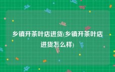 乡镇开茶叶店进货(乡镇开茶叶店进货怎么样)