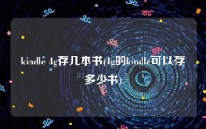 kindle 4g存几本书(4g的kindle可以存多少书)