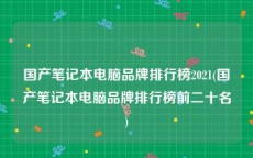 国产笔记本电脑品牌排行榜2021(国产笔记本电脑品牌排行榜前二十名)