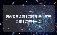 国内买黄金哪个品牌好(国内买黄金哪个品牌好一点)