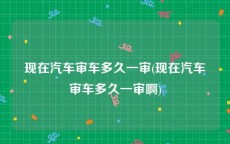 现在汽车审车多久一审(现在汽车审车多久一审啊)