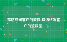 拜访终端客户的流程(拜访终端客户的流程图)