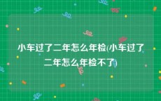 小车过了二年怎么年检(小车过了二年怎么年检不了)