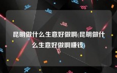昆明做什么生意好做啊(昆明做什么生意好做啊赚钱)