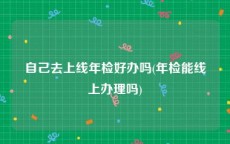 自己去上线年检好办吗(年检能线上办理吗)
