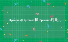 11promax(11promax和12promax对比)