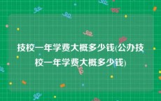 技校一年学费大概多少钱(公办技校一年学费大概多少钱)