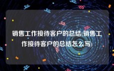 销售工作接待客户的总结(销售工作接待客户的总结怎么写)