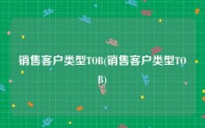 销售客户类型TOB(销售客户类型TOB)