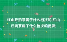 红山丘奶茶属于什么档次的(红山丘奶茶属于什么档次的品牌)