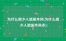 为什么很少人装原木风(为什么很少人装原木风衣)