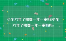 小车六年了需要一年一审吗(小车六年了需要一年一审吗吗)