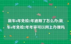 新车6年免检2年逾期了怎么办(新车6年免检2年年审可以网上办理吗)