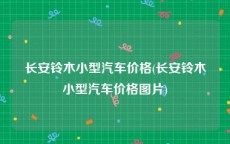 长安铃木小型汽车价格(长安铃木小型汽车价格图片)