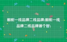 橱柜一线品牌二线品牌(橱柜一线品牌二线品牌哪个好)