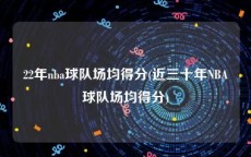 22年nba球队场均得分(近三十年NBA球队场均得分)