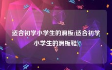适合初学小学生的滑板(适合初学小学生的滑板鞋)