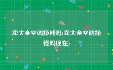 卖大金空调挣钱吗(卖大金空调挣钱吗现在)