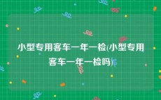 小型专用客车一年一检(小型专用客车一年一检吗)
