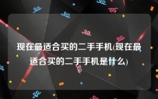 现在最适合买的二手手机(现在最适合买的二手手机是什么)
